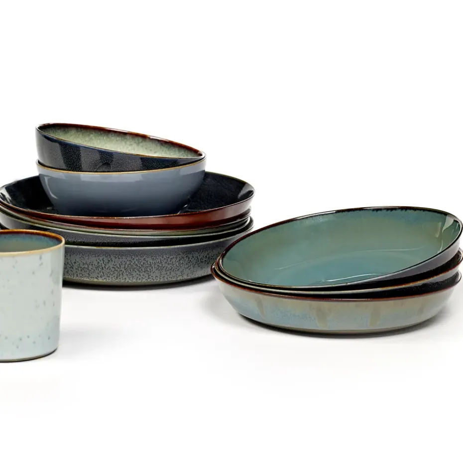 Terres de Rêves bordje 17,5 cm, Rust-smokey blue