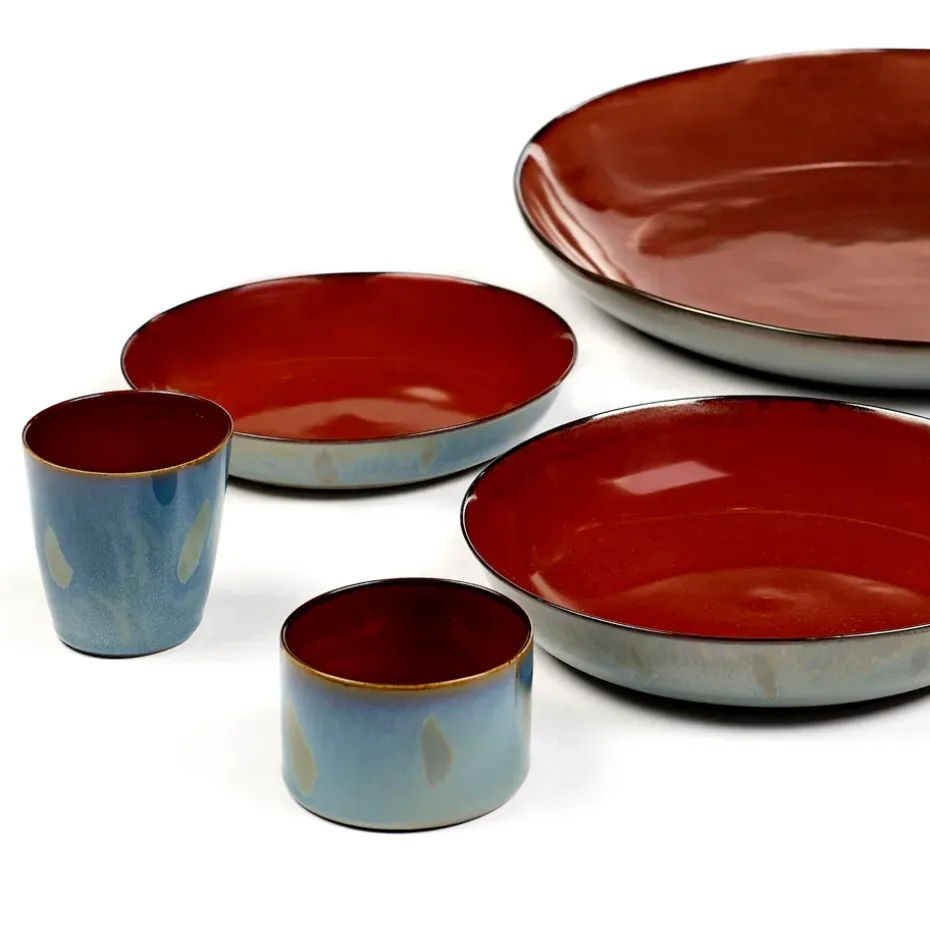 Terres de Rêves bordje 17,5 cm, Rust-smokey blue