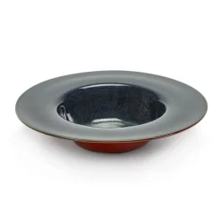 Terres de Rêves diep bord 21,3 cm, Dark blue-rust
