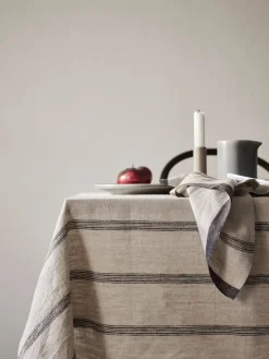Thea tafelkleed 145x330 cm, Denim stripe