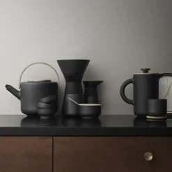 Theo koffiepers, zwart