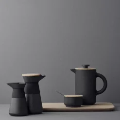 Theo koffiepers, zwart