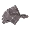 Tila stoffen servet 45x45 cm, Decadent chocolate-off white