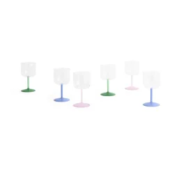 Tint wijnglas 25 cl 2-pack, Clear-jade light pink-light pink