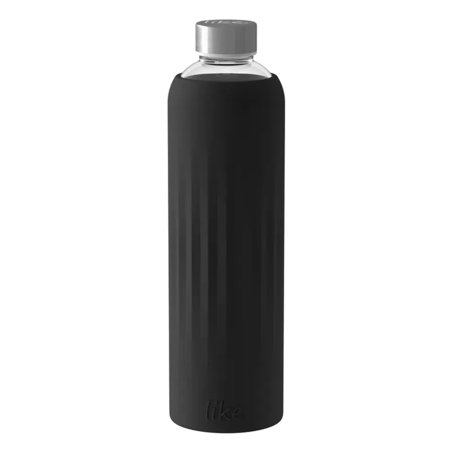To Go & To Stay drinkfles 1 L, Zwart