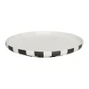 Toppu dinerbord Ø20 cm, Black-white