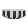 Toppu schaal Ø20 cm, Black-white