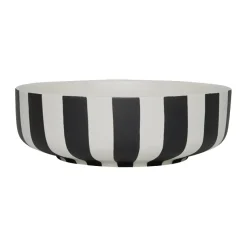 Toppu schaal Ø20 cm, Black-white