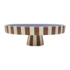 Toppu serveerschotel groot Ø27 cm, Caramel-lavender
