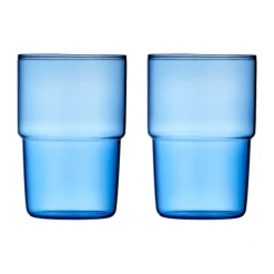 Torino glas 40 cl 2-pack, Blue