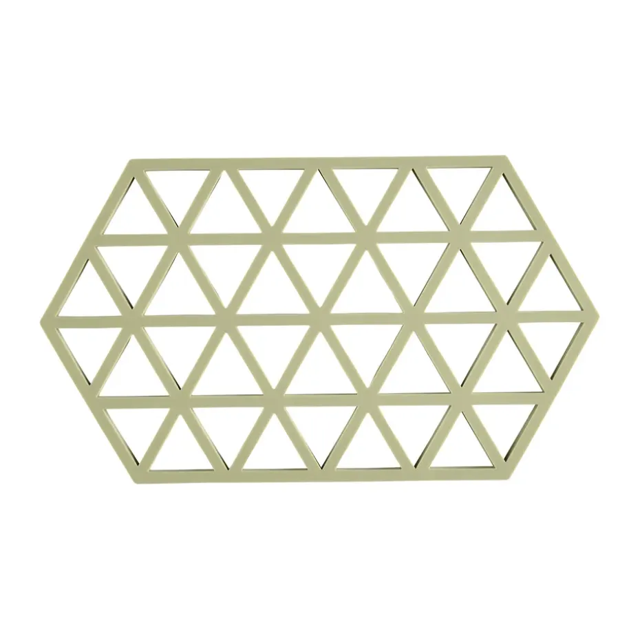 Triangle pannenonderzetter groot, Matcha Green