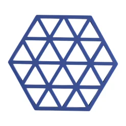 Triangle pannenonderzetter, Indigo