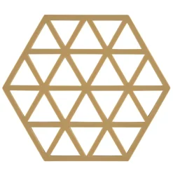 Triangles pannenonderzetter 14x16 cm, Khaki