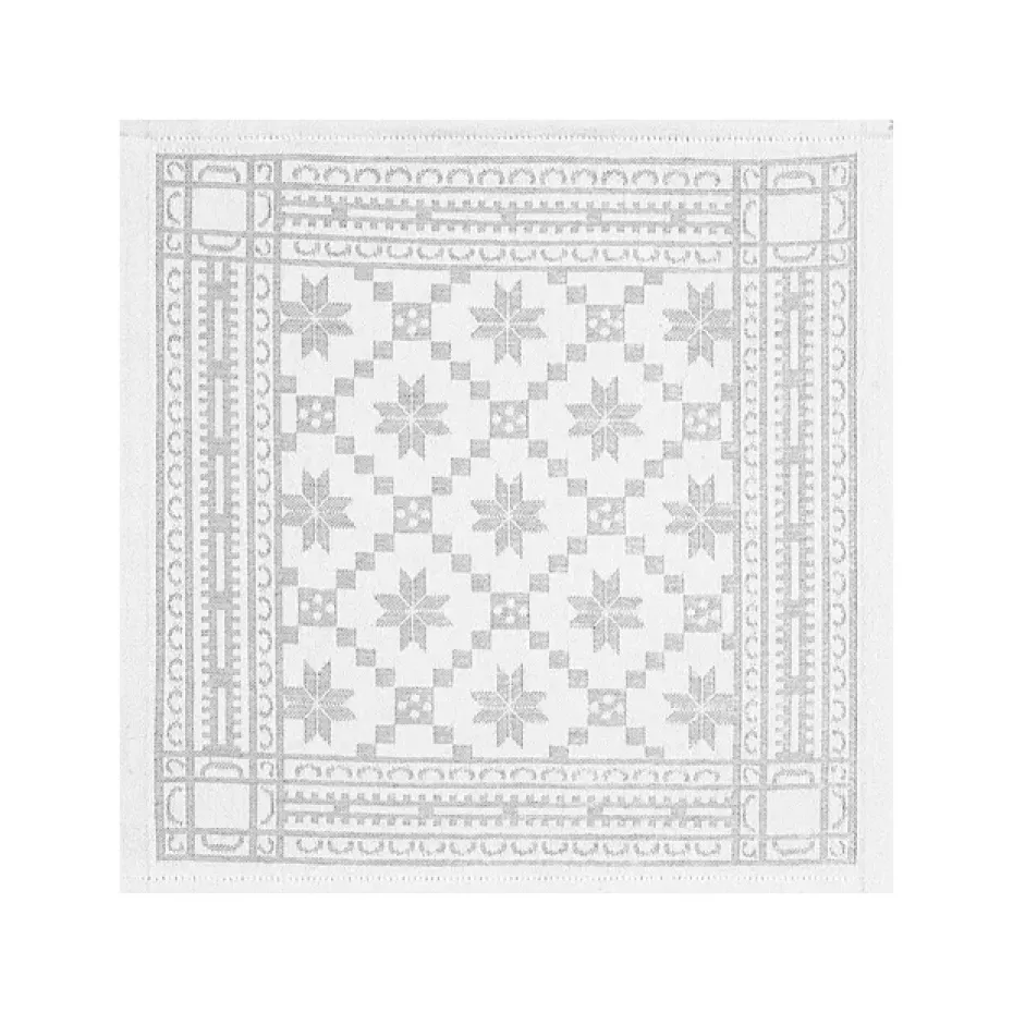 Åttebladrose servet 35 x 35 cm, Beige