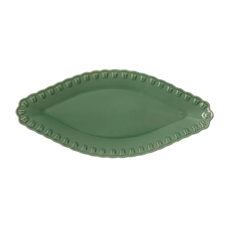 Tulipa ovale schaal 20x45 cm, Verona green