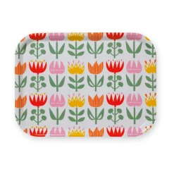 Tulip klein dienblad 20x27 cm, Multi