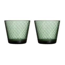 Tundra drinkglas 29 cl 2-pack, Dennengroen
