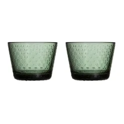 Tundra drinkglas 16 cl 2-pack, Dennengroen