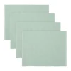 Uni placemat 35x46 cm 4-pack, Licht ijsgroen