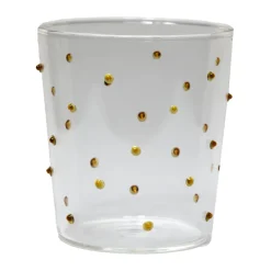 Venezia drinkglas 33 cl, Barnsteen stippen