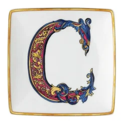 Versace Holiday Alphabet schotel 12 cm, C