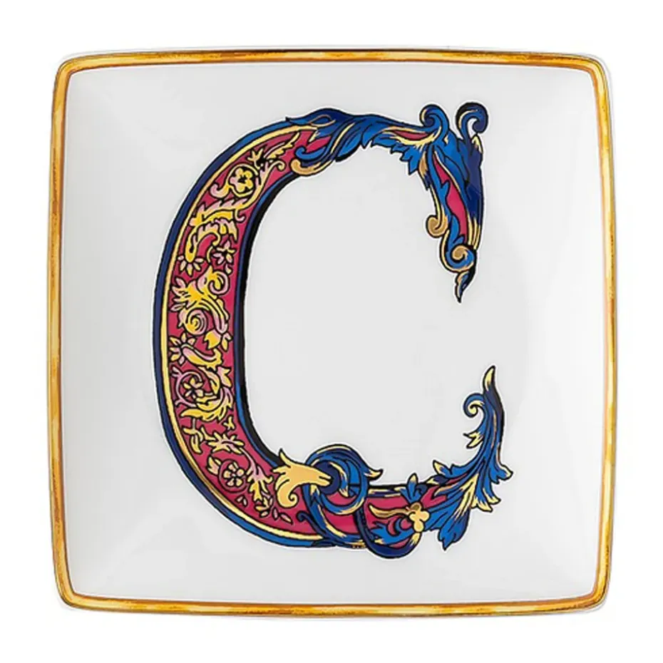 Versace Holiday Alphabet schotel 12 cm 7-pack, Versace
