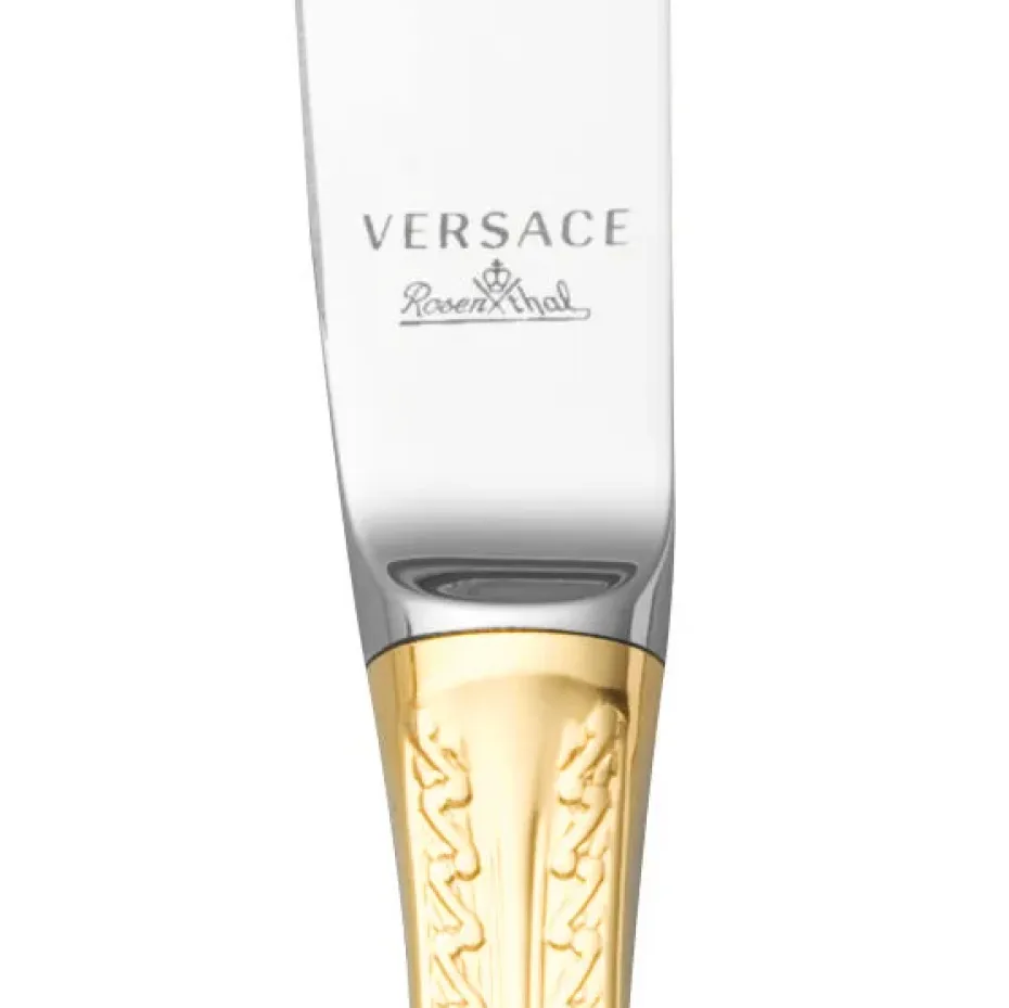 Versace Medusa dinermes verguld, 22,5 cm