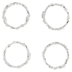 Vine servetring Ø4,7 cm 4-pack, Zinklegering