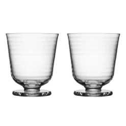 Viva glas op voet 20 cl 2-pack, Transparant