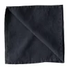Washed linen servet, Nachtblauw