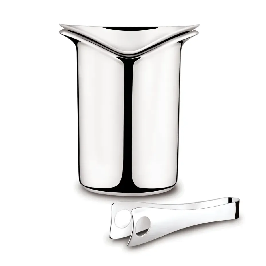 Wine ijsemmer met tang, 21 cm.