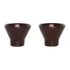Yuka eierdopje 2-pack, Dark Terracotta