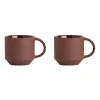 Yuka espressokopje 2-pack, Dark (brun)