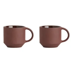 Yuka espressokopje 2-pack, Dark (brun)
