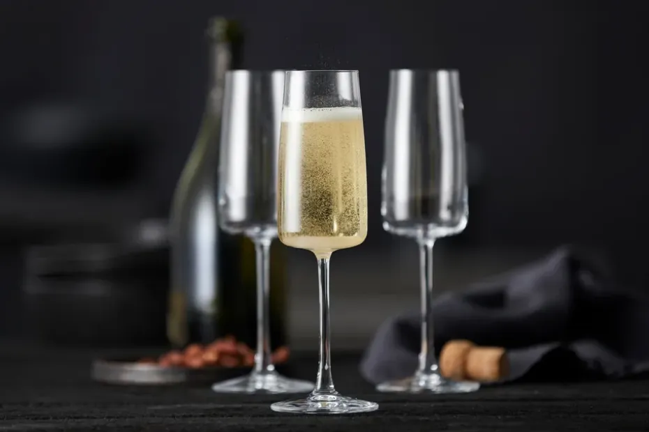 Zero champagneglas 30 cl 4-pack, Kristal