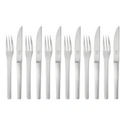Zwilling Melbourne grillbestek 12-delig, Mat roestvrij staal